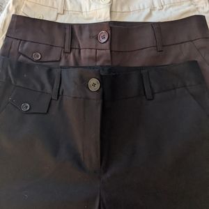 New Shorts black, Brown, & White- Size 10